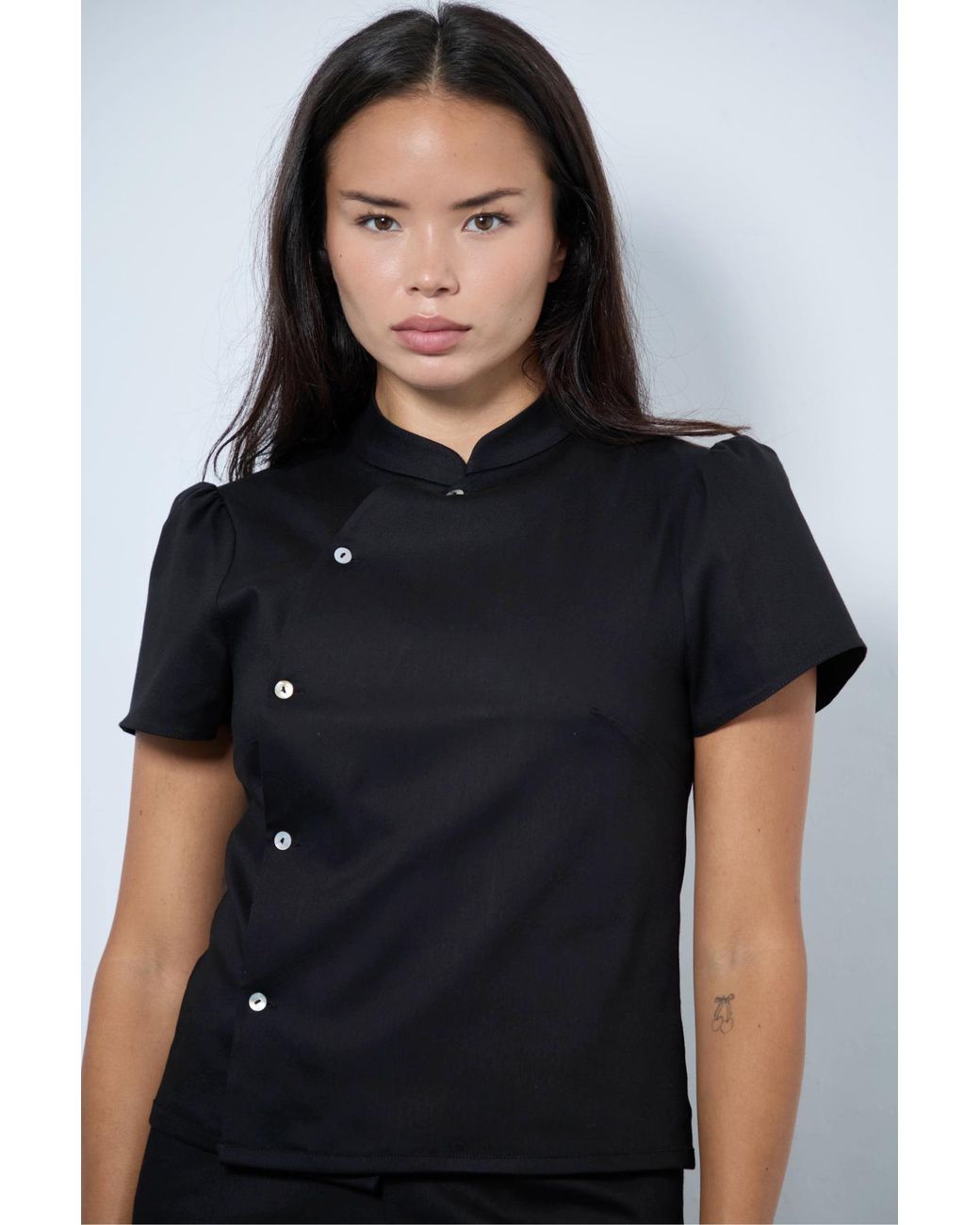 No Emotions UK Black Claudia Top