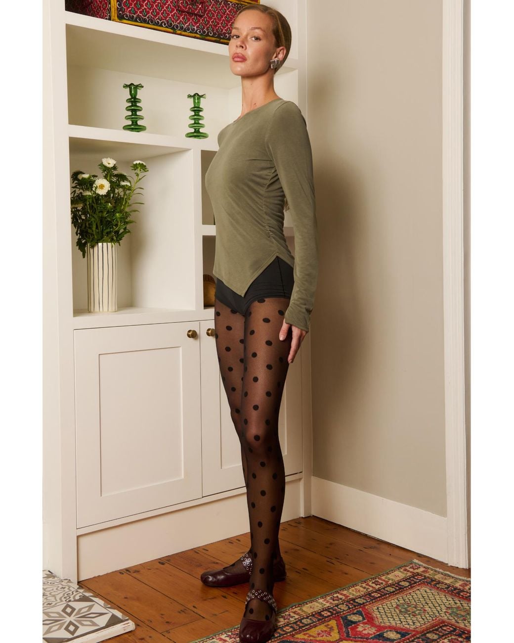 No Emotions UK Green Bessie Top
