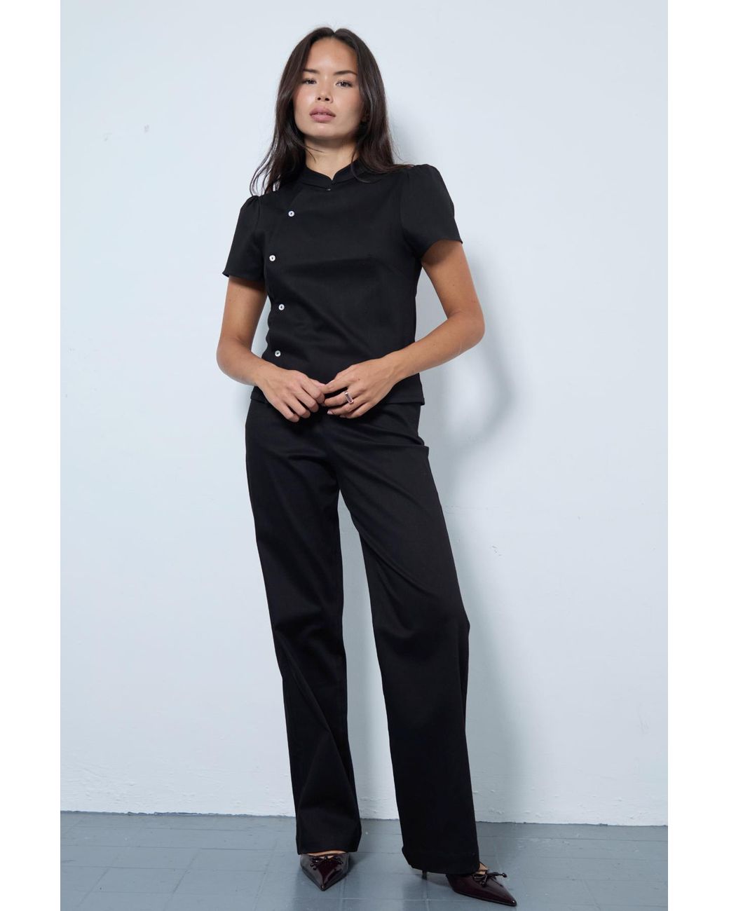No Emotions UK Black Claudia Top