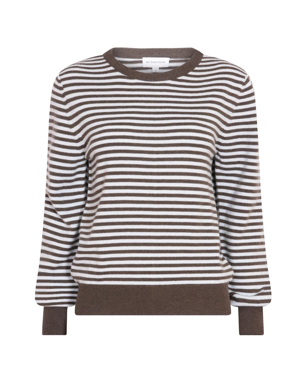 No Emotions UK Gray Striped Jumper