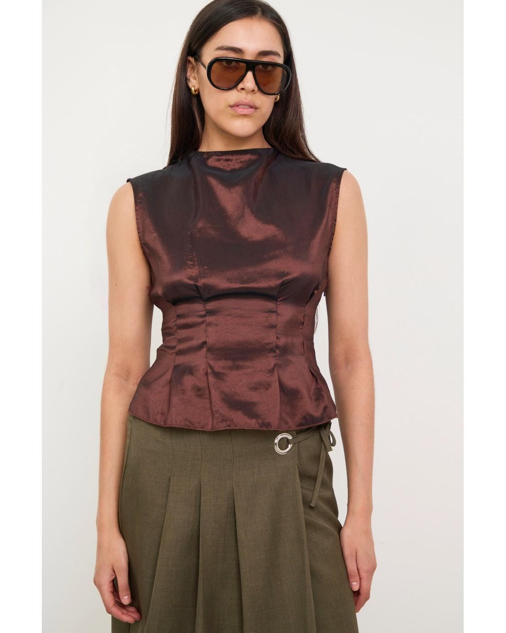 No Emotions UK Red Gigi Top