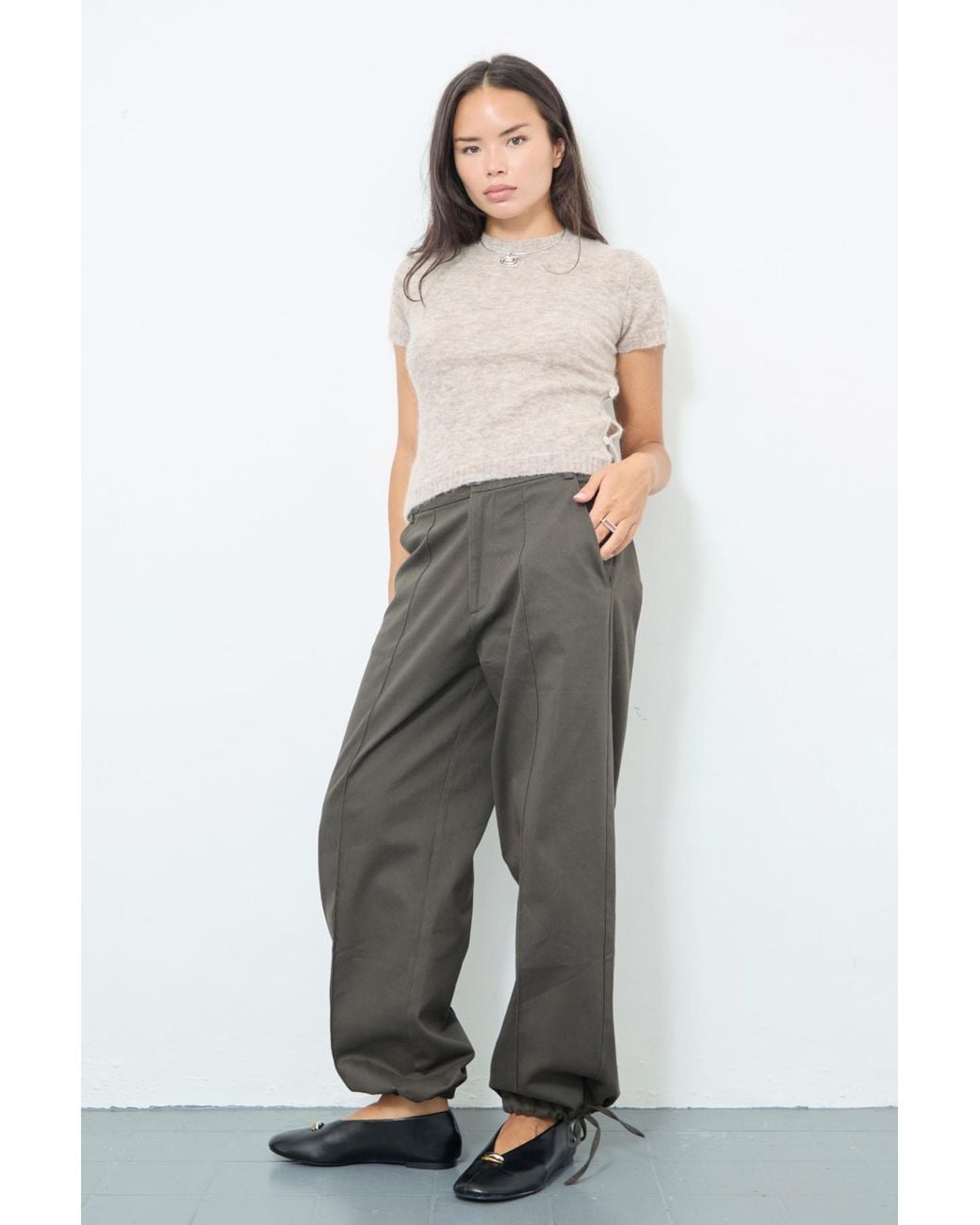 No Emotions UK Natural Twiggy Jumper