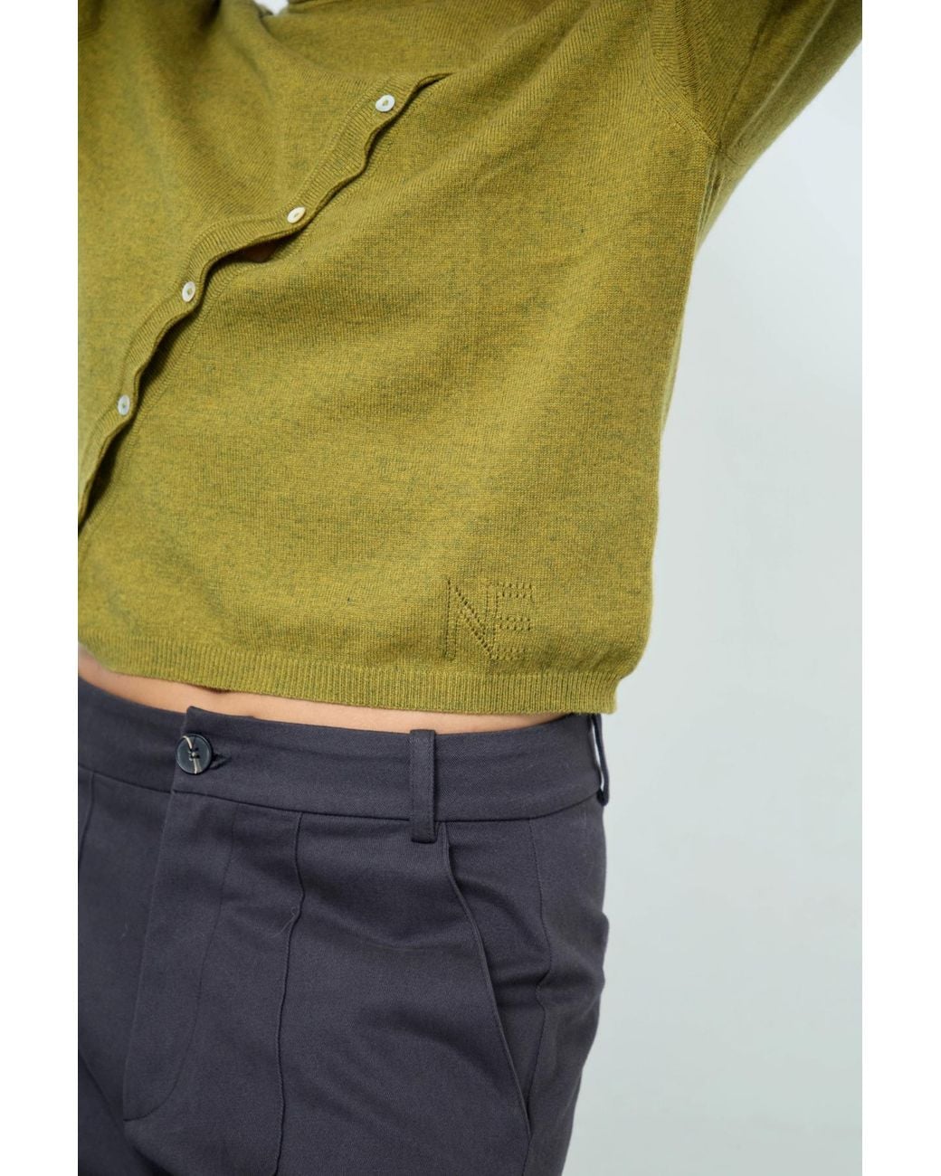 No Emotions UK Green Alma Cardigan