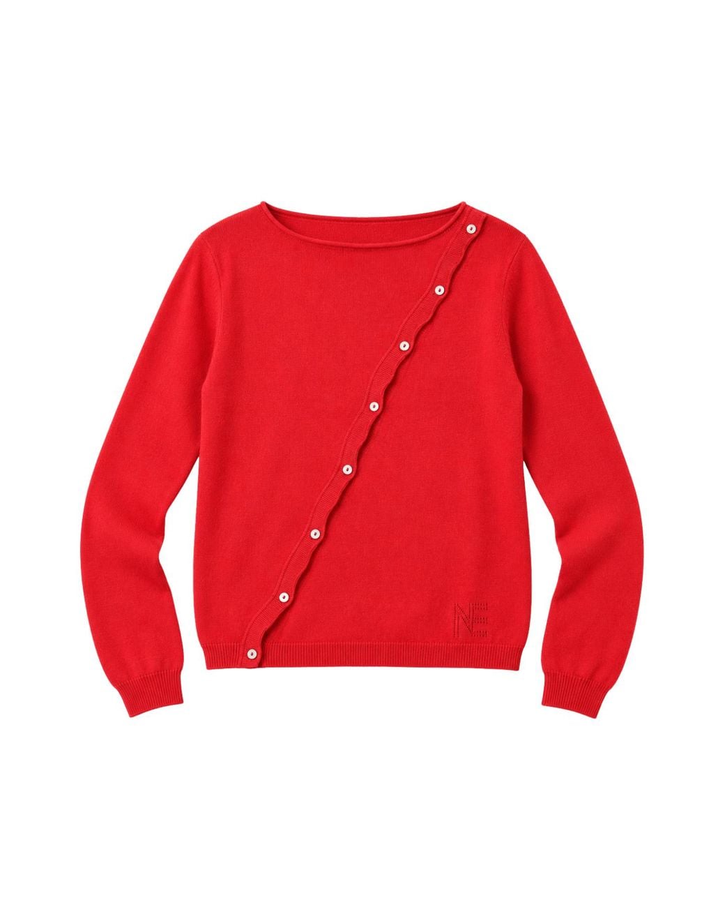 No Emotions UK Red Alma Cardigan
