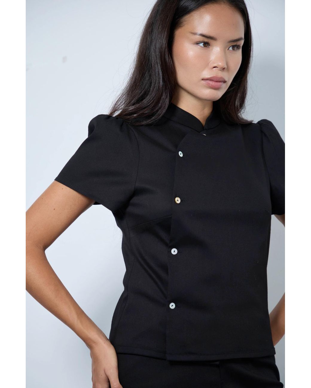 No Emotions UK Black Claudia Top