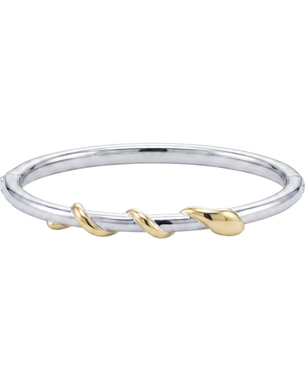 Native Gem Metallic Dancing Snake Bangle Bracelet