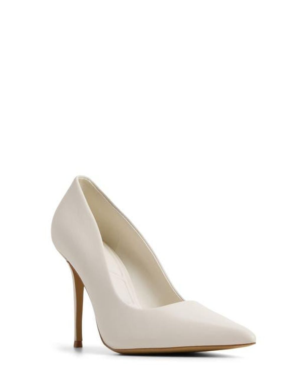 ALDO White Stasya Pointed Toe Pump
