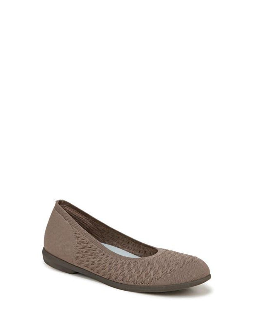 LifeStride Brown Khloe Knit Ballet Flat
