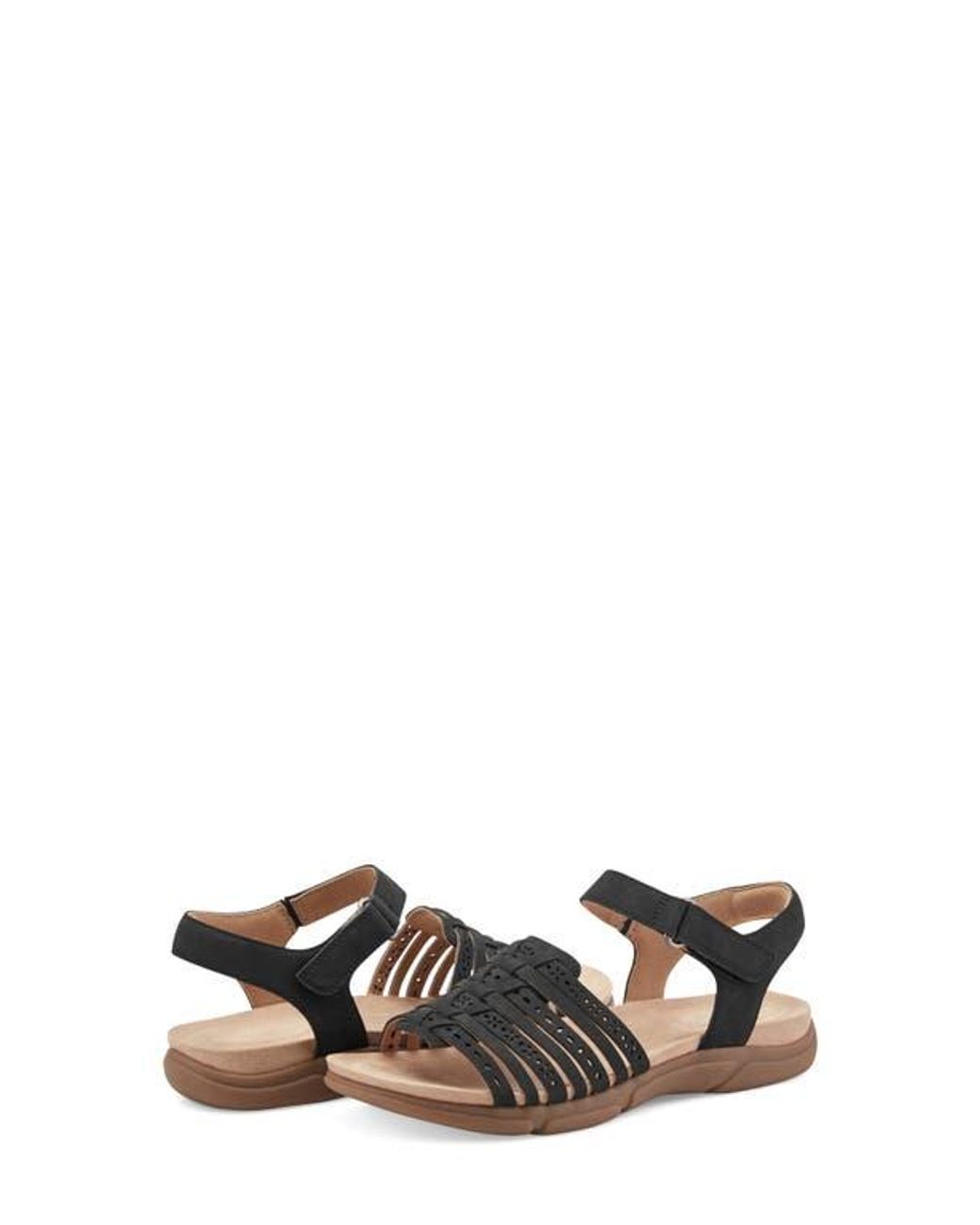 Easy Spirit Black Mandie Sandal
