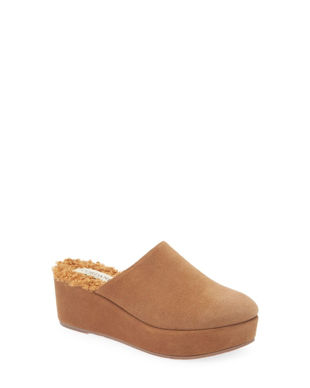 Cordani Brown Camryn Platform Wedge Mule