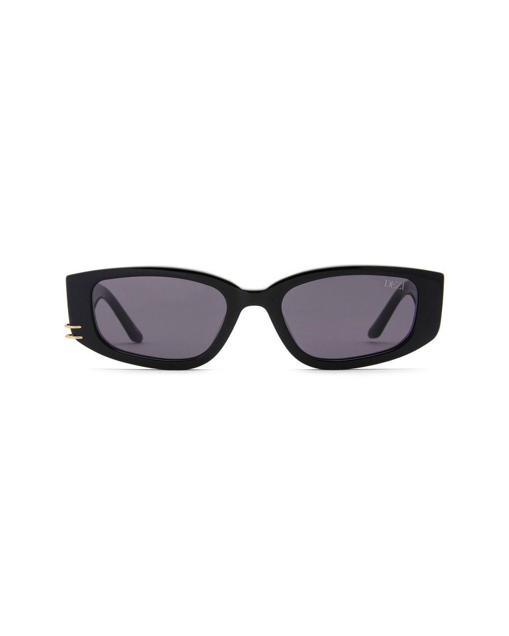 DEZI Black Cuffed 53Mm Square Sunglasses