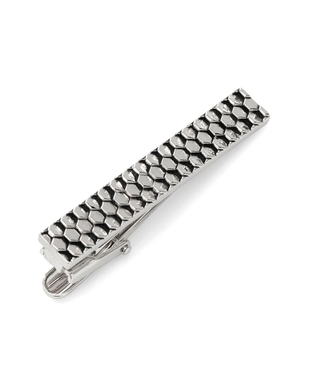 Cufflinks Inc. White Honeycomb Tie Clip for men