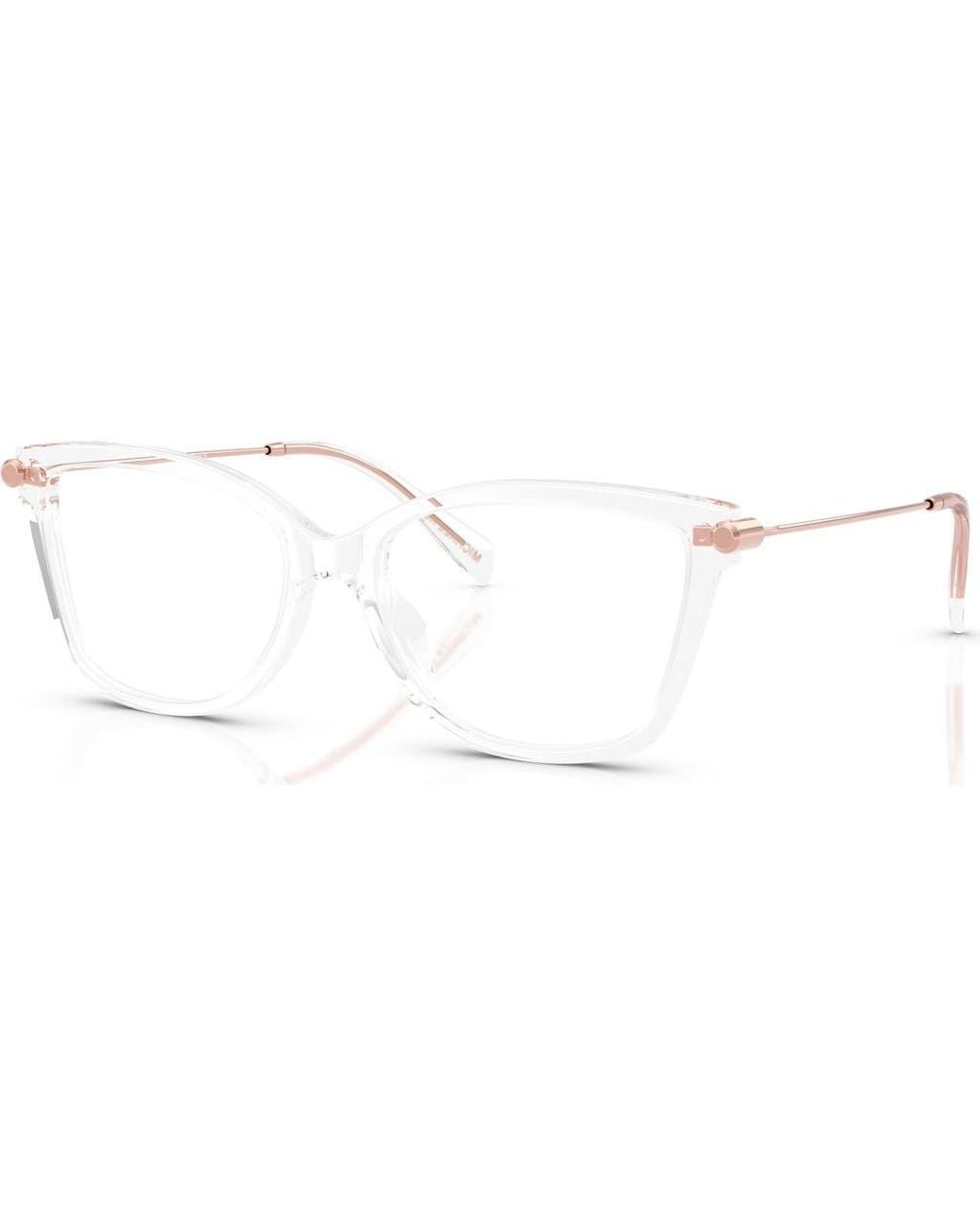 Michael Kors White 52Mm Square Optical Glasses