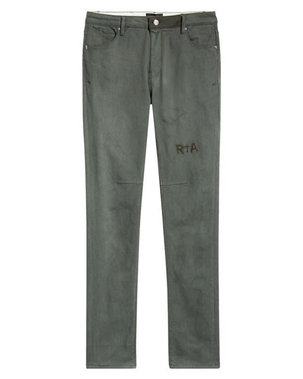 RTA Bryant Mid Rise Skinny Jeans in Gray for Men | Lyst