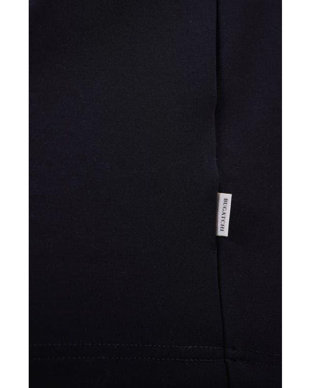 Bugatchi Blue Solid Quarter Zip Pullover for men