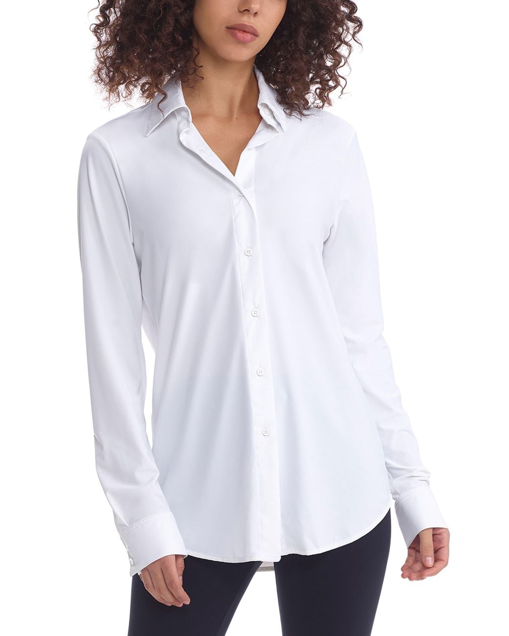 Commando White Classic Oversize Button-Up Shirt