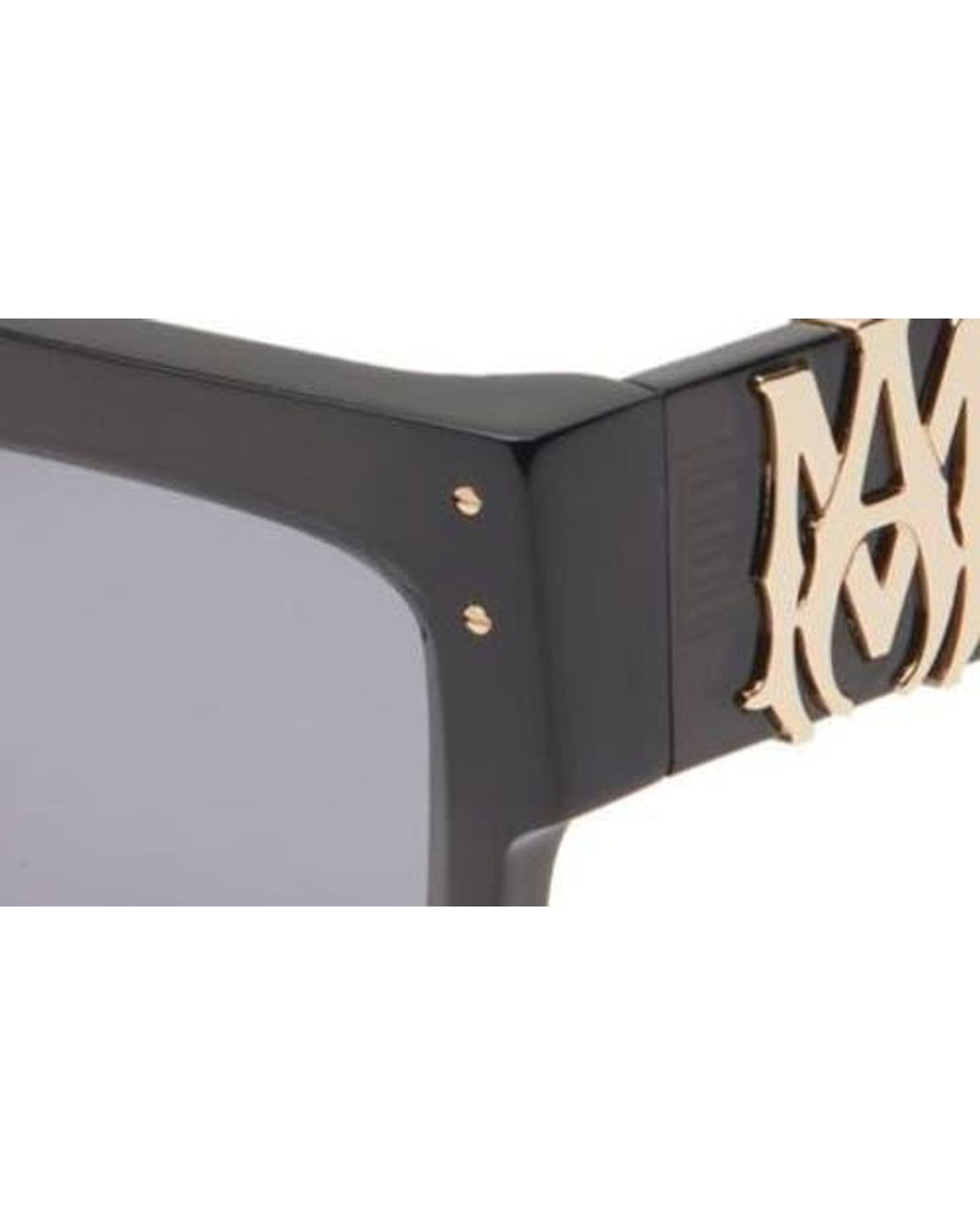 Amiri Jumbo Ma Logo Square Sunglasses in Black for Men | Lyst