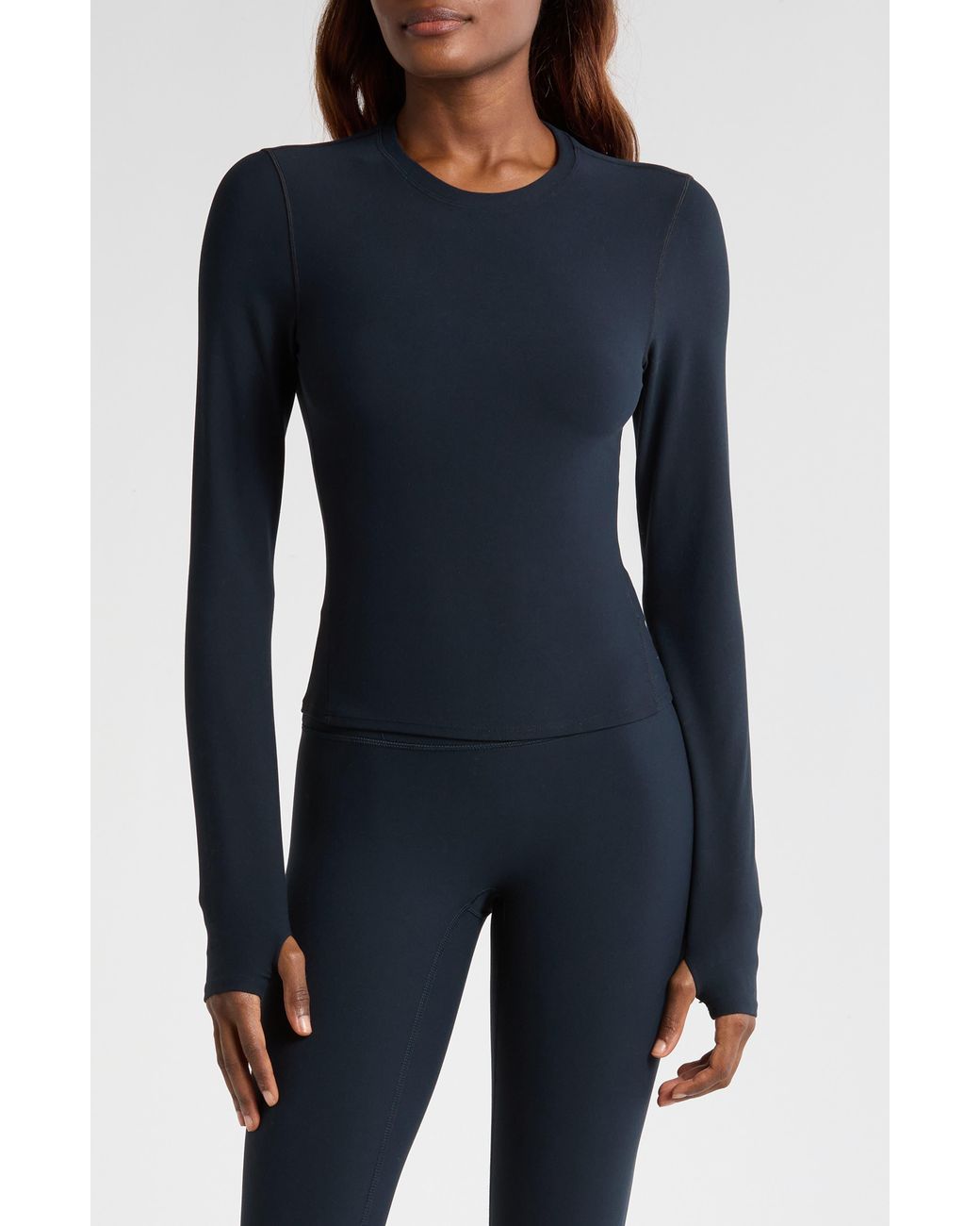 Spanx Black Spanxsmooth Onform Long Sleeve Top