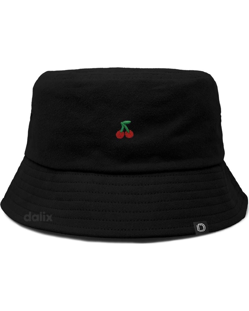 Alix Black Lil Cherry Bucket Hat
