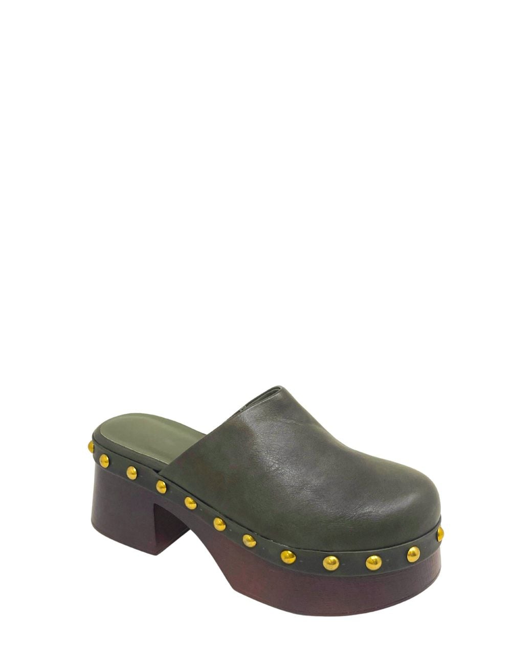 Shu Shop Gray Lily Platform Mule