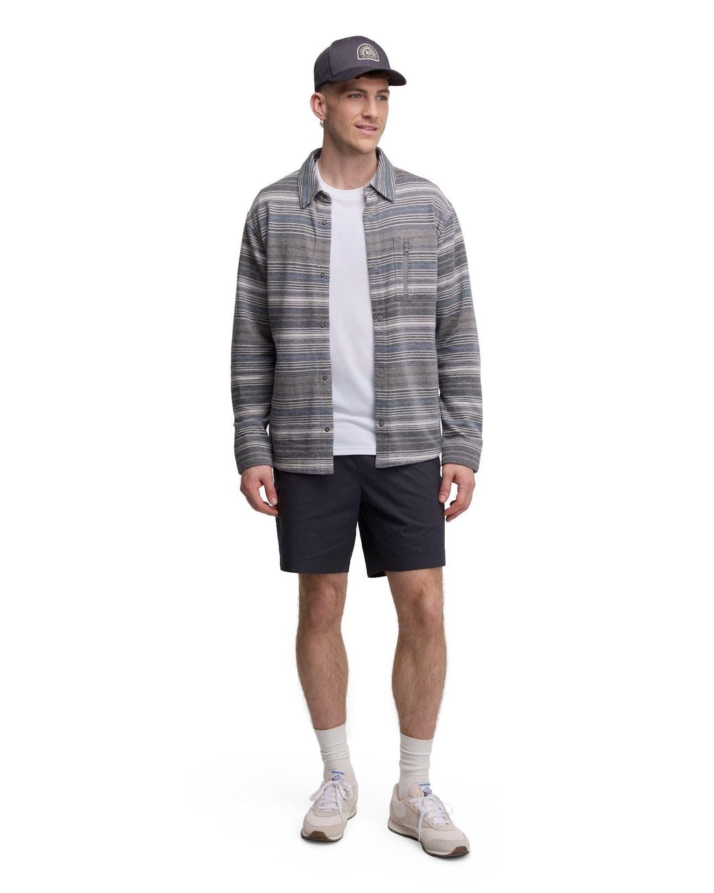 Tentree Blue Thompson Shacket for men