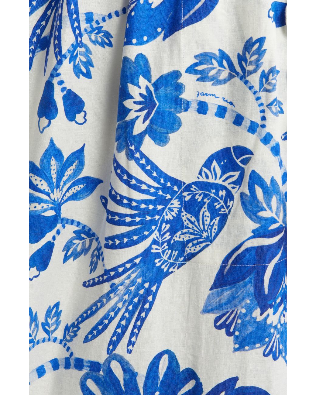 knee length dresses for ladies Off-White Flowerful Birds Maxi Dress – FARM Rio main image 1