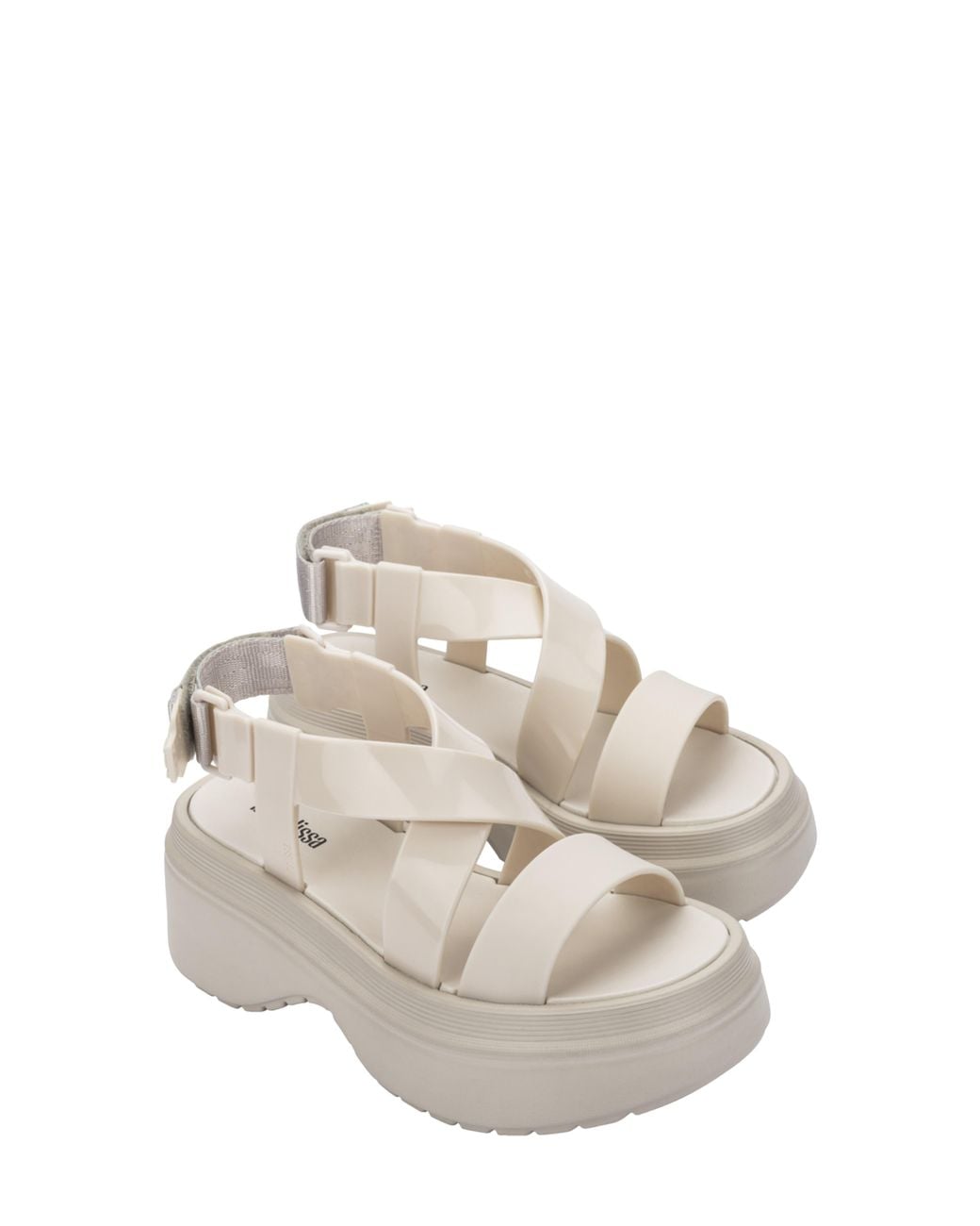 Melissa Metallic Stand Platform Sandal