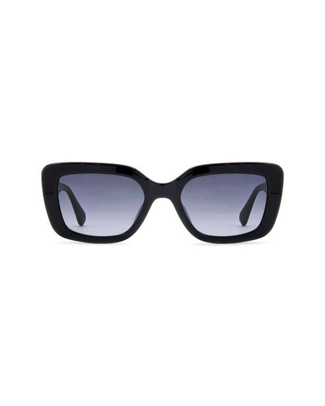 Fossil Blue 52Mm Gradient Rectangular Sunglasses
