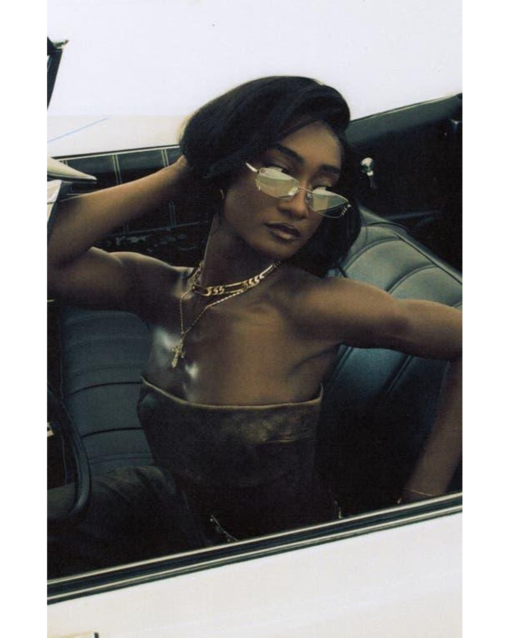 DEZI Multicolor Hooked 54Mm Rectangular Sunglasses