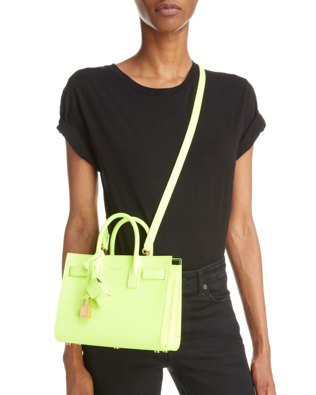 Neon top ysl bag