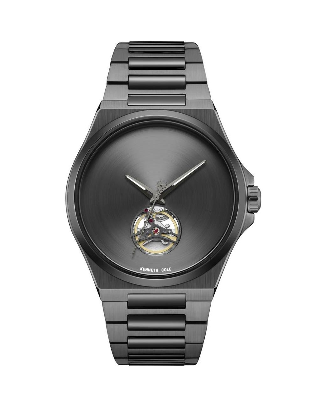Kenneth Cole Black Automatic Bracelet Watch, 43.5Mm for men