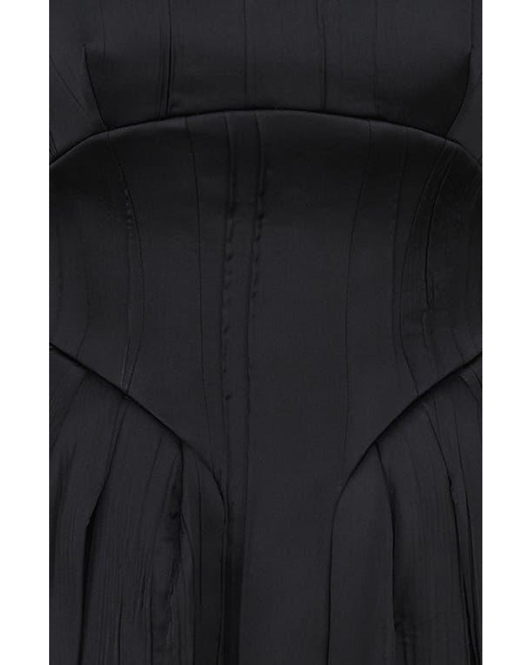 House Of Cb Isabeau Voluminous Fit & Flare Midi Dress in Black | Lyst