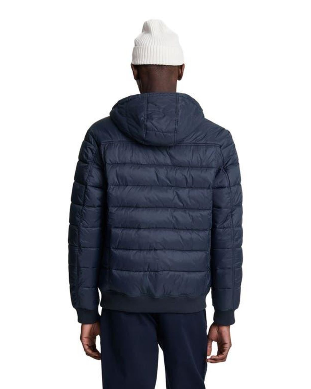 Lyle & Scott Blue Puffer Jacket for men