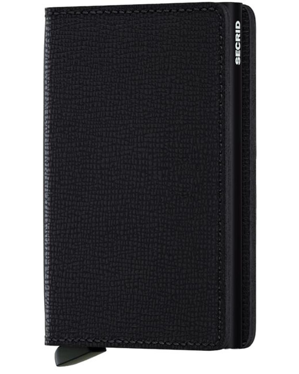 Secrid Black Slimwallet Crisple for men