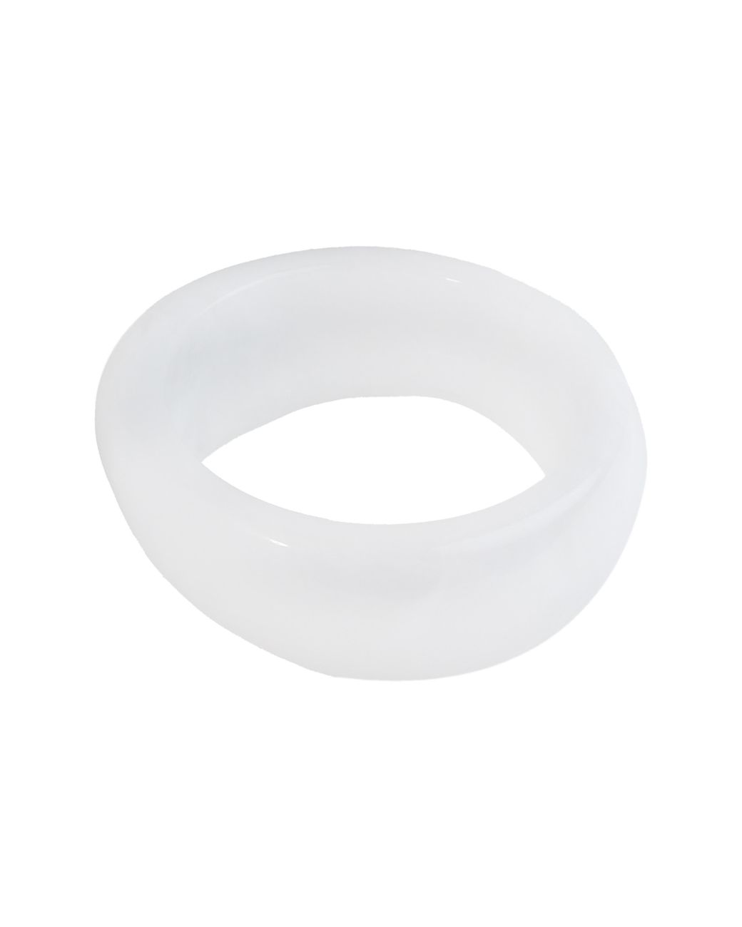 Panacea White Resin Bangle