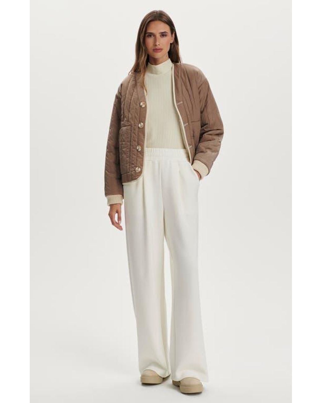 Varley Brown Drew Reversible Jacket