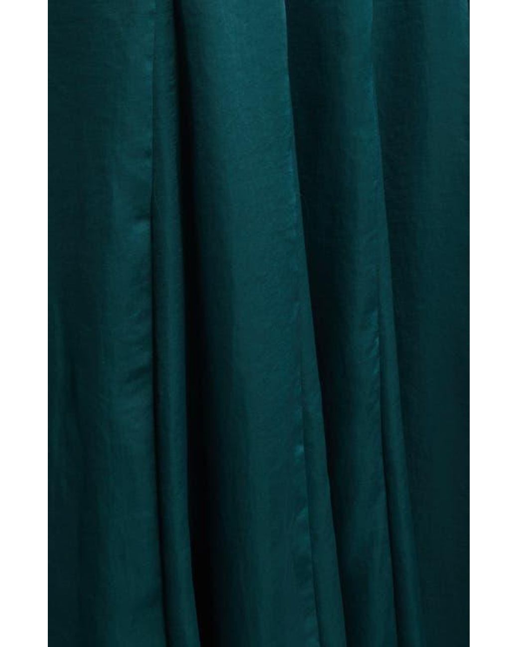 slim fit dress slacks Long Sleeves Dark Green Satin Mermaid Long Evening Prom Dresses, Side Slit  Prom Dress, MR8966 main image 0