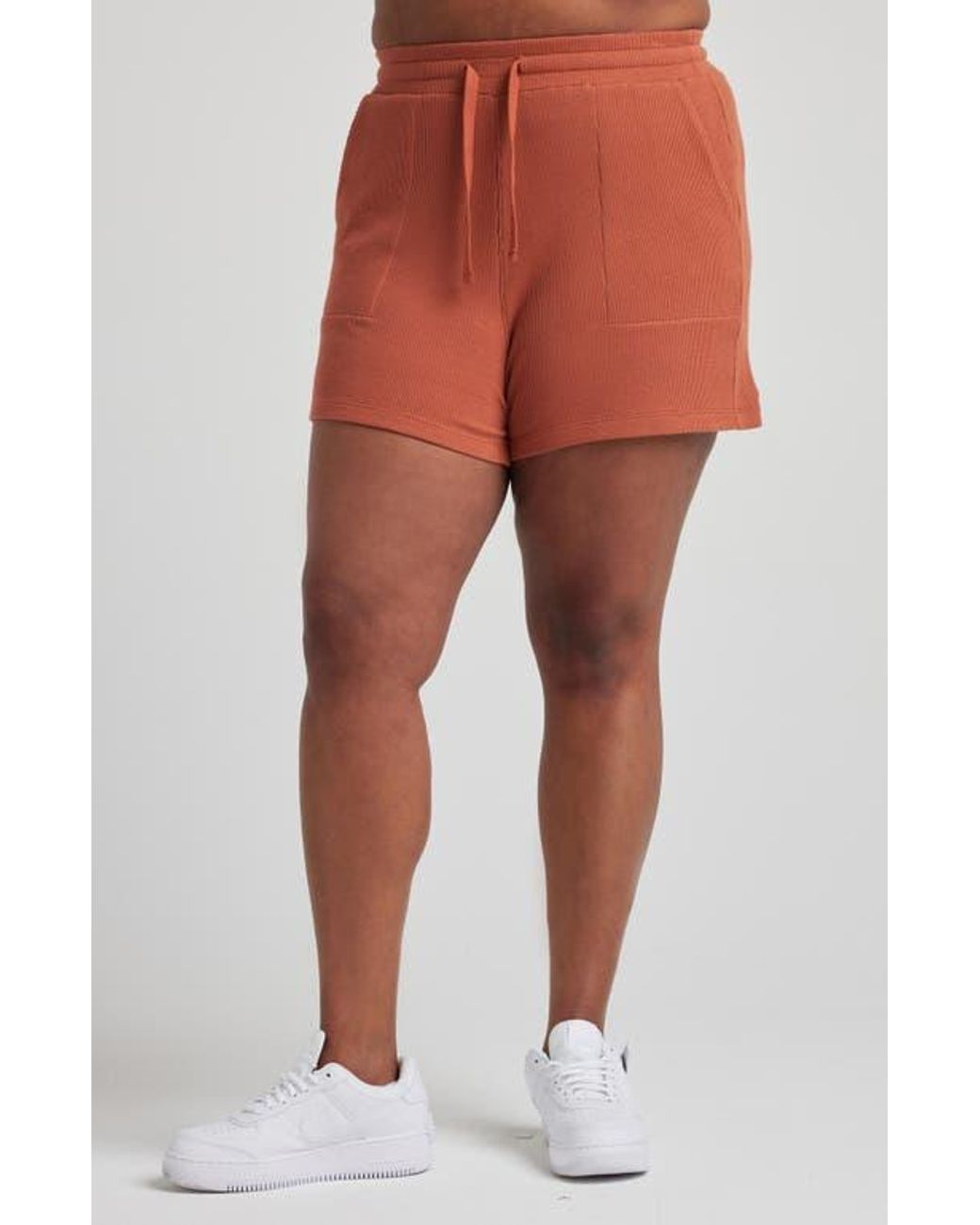 Losano Orange Organic Cotton Drawstring Short