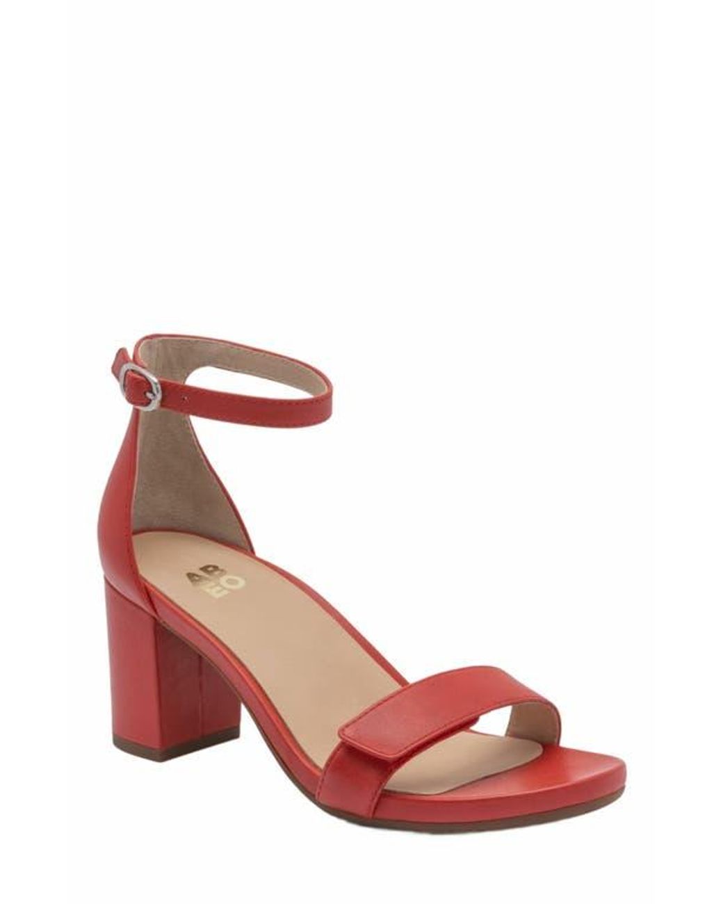 ABEO Brown Tempo Strap Heels