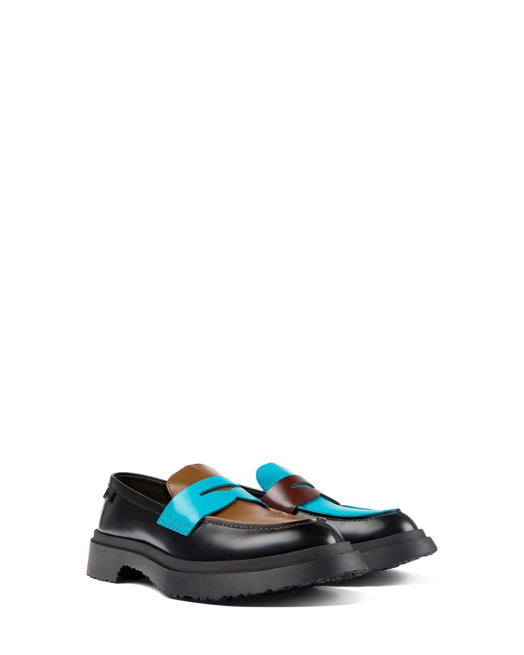Camper Twins Mismatched Loafers in Blue | Lyst