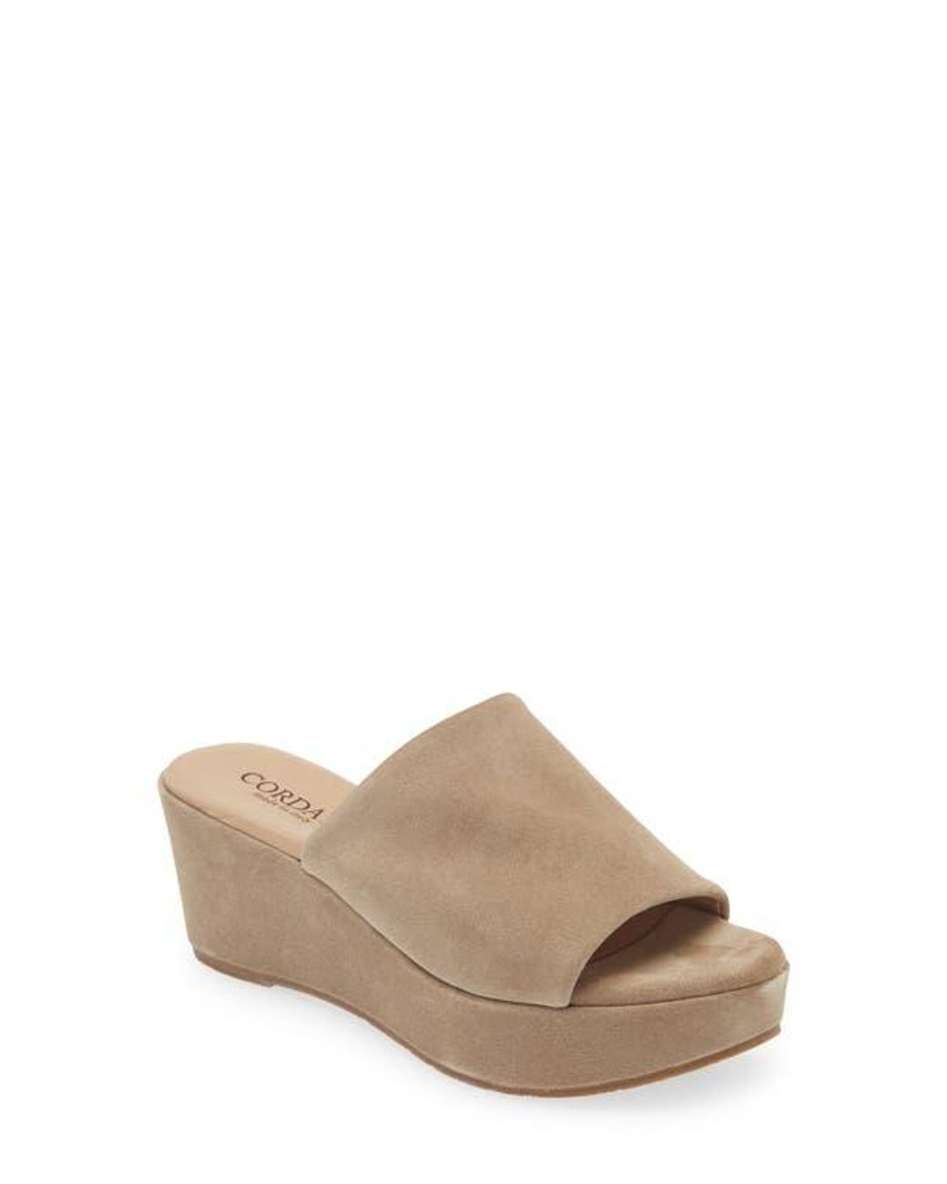 Cordani Riley Platform Wedge Slide Sandal | Lyst