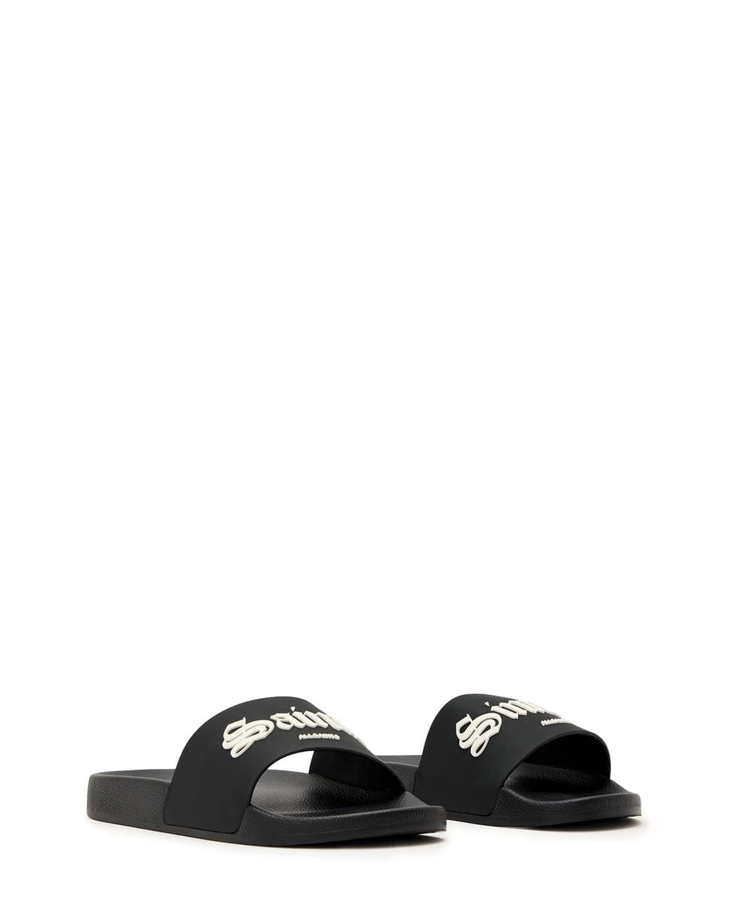 AllSaints Black Saint Slide Sandal for men
