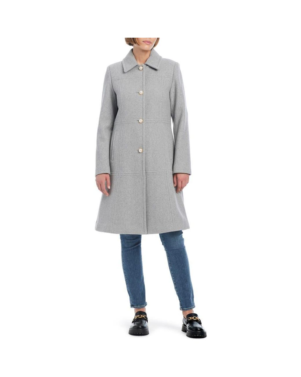 Kate spade wool blend coat sale