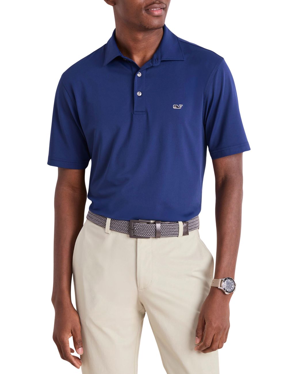 Vineyard Vines Blue Sankaty Performance Polo for men