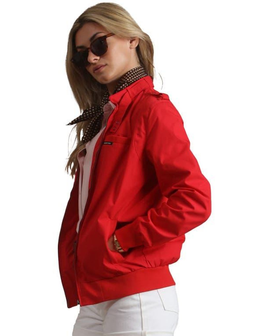 Members Only Classic Iconic Racer Jacket in Red | Lyst