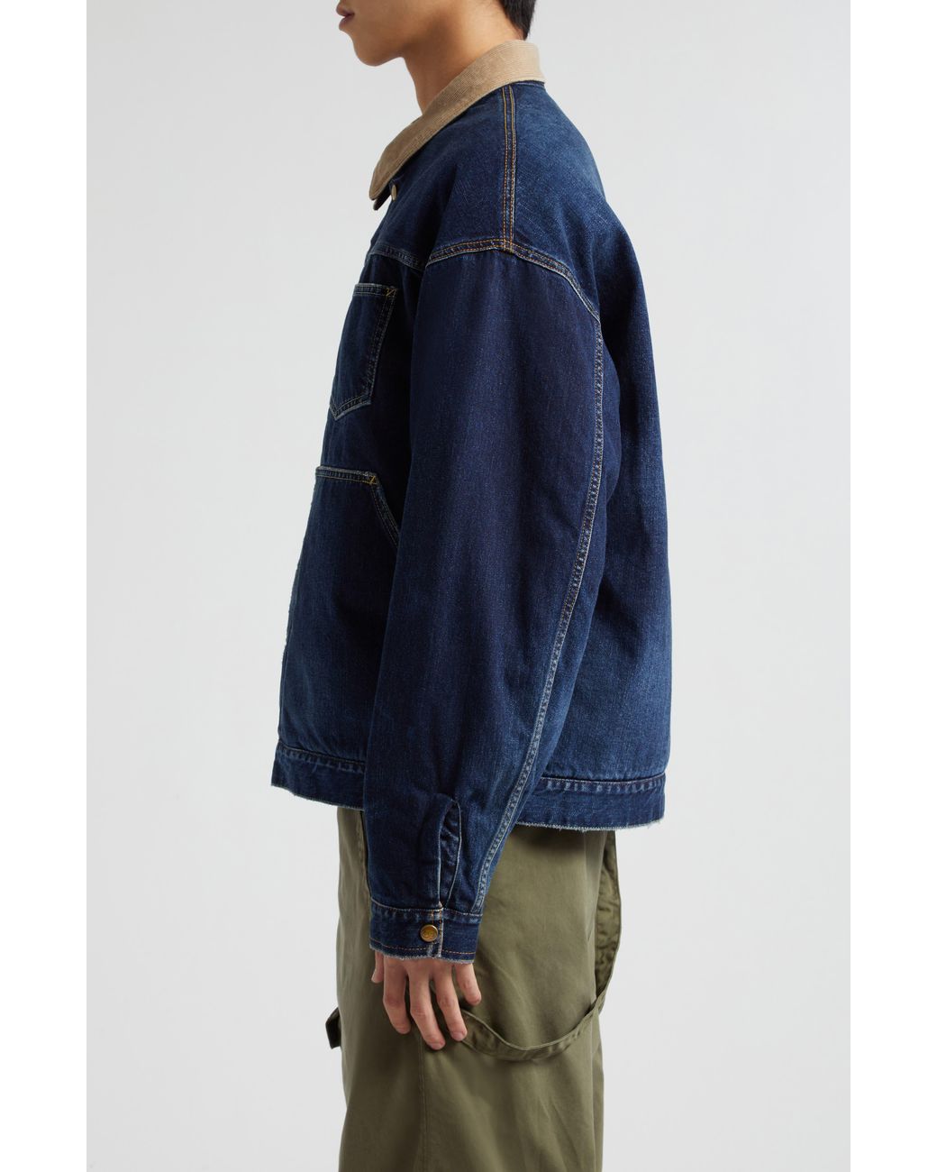 Visvim Waysee Insulated Denim Jacket in Blue for Men Lyst