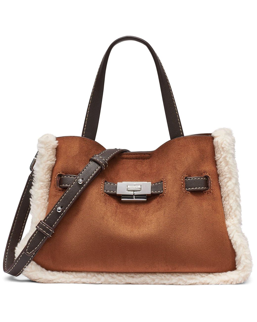 DKNY Brown Bryar Small Satchel