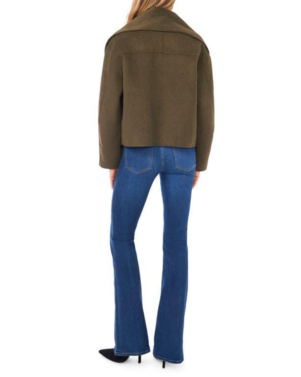 Halogen® Brown Scarf Jacket