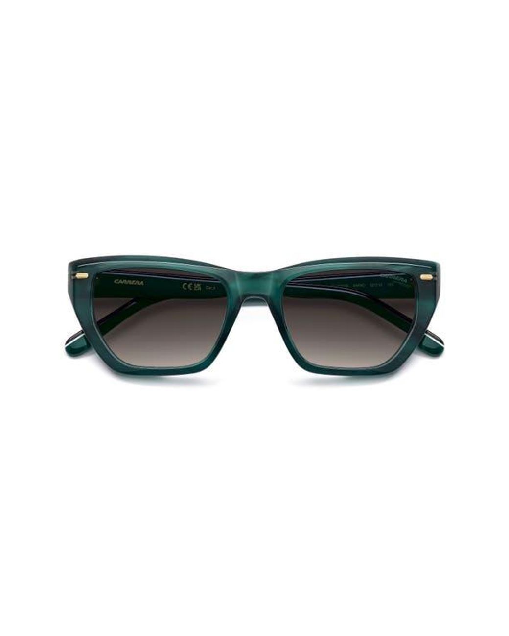 Carrera Black 52Mm Rectangular Sunglasses