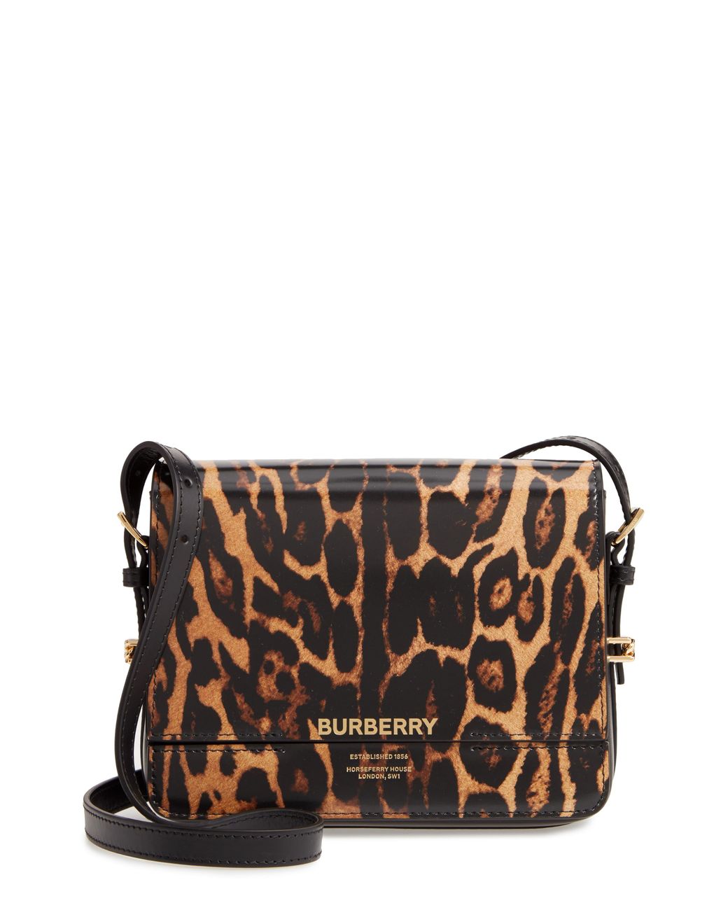 burberry leopard bag